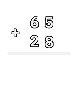 Standard decimal addition