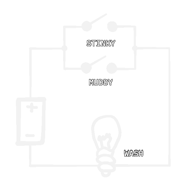 The hand-switch version of OR
